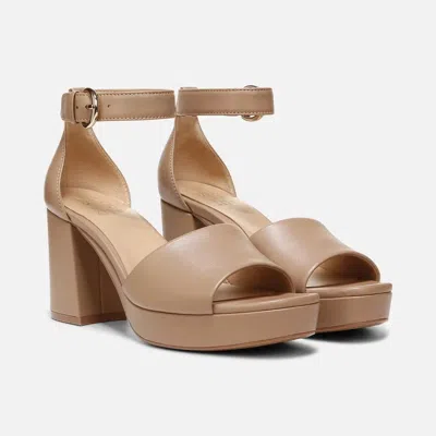 Naturalizer Women's  Pearlyn I6007l2250 Dress Sandal Taupe Ankle Strap Lion923 In Brown