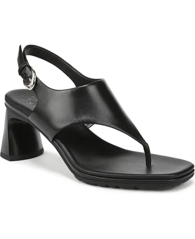 Naturalizer Women's Navi Square Toe Dress Sandals In Black