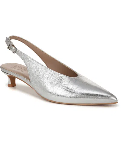 NATURALIZER WOMEN'S NICOLETTE POINTED TOE KITTEN HEEL SLINGBACK PUMPS