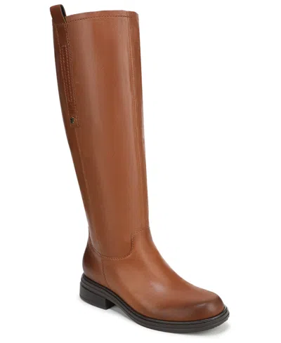 Naturalizer Women's Ontime Wide Calf Zip Tall Boots In Brown