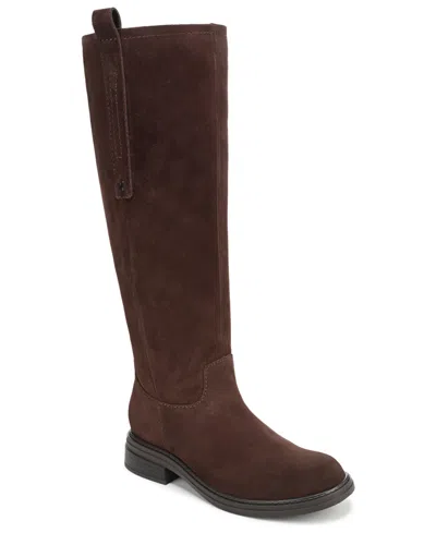 Naturalizer Women's Ontime Wide Calf Zip Tall Boots In Brown