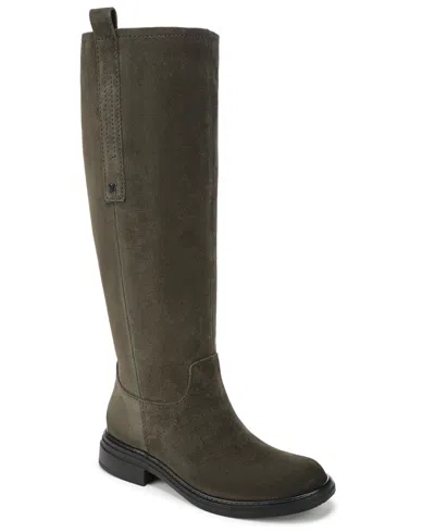 Naturalizer Women's Ontime Wide Calf Zip Tall Boots In Green