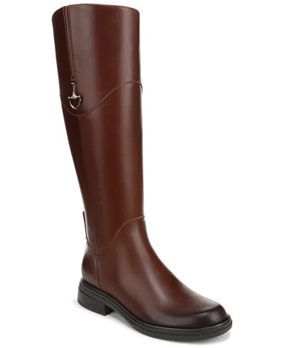 Naturalizer 27 Edit Oslo Extra Wide Calf Riding Boots In Brown