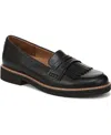 Naturalizer Pacey Kiltie Fringe Loafer In Black