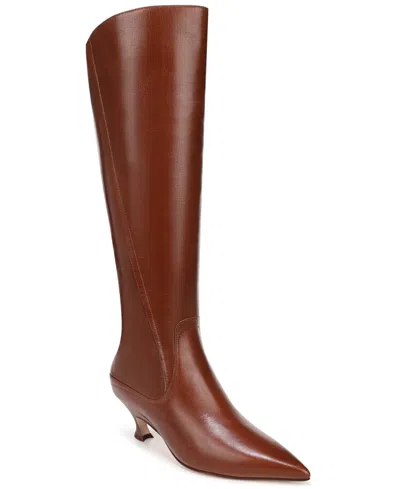 Naturalizer Women's Pepper Wide Calf Tall Dress Boots In Brown