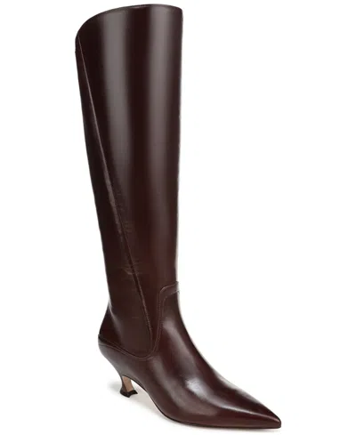 Naturalizer Women's Pepper Wide Calf Tall Dress Boots In Brown