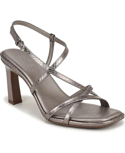 Naturalizer Women's Sanza Strappy Sandals In Silver
