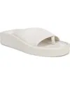 Naturalizer Wide Width Sofly Platform Thong Sandals In White