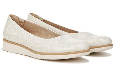 Naturalizer Women's Soul  Idea H9773s8252 Usw Beige Snake Ballet Shoes Gal623 In White