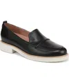 Naturalizer Women's Taylin Block Heel Penny Loafers In Black Leather