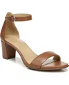 Naturalizer True Colors Vera Ankle Strap Sandal In English Tea Leather