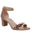 Naturalizer Vera Glow Ankle Strap Sandal In Brown