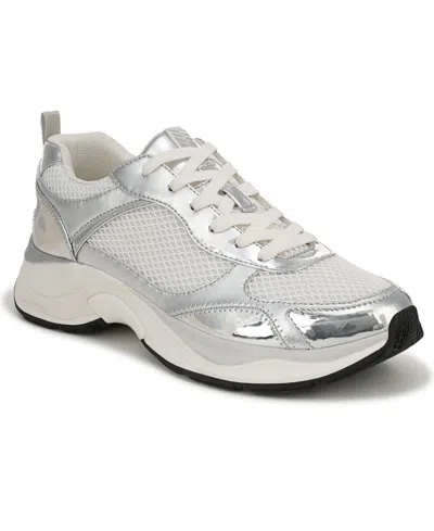 Naturalizer Women's Zoie Lace-up Sneakers In Silver