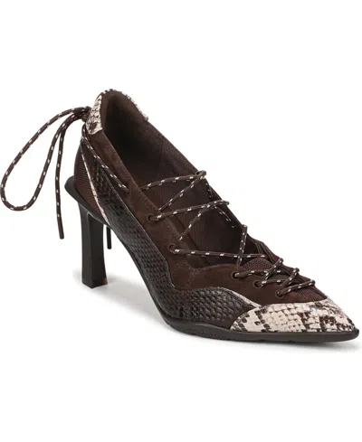 Naturalizer Women's Zyra Pointed-toe Lace-up Pumps In Brown