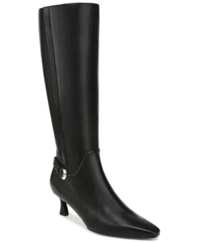 Naturalizer Womens Eartha Tall Snip Toe Dress Boots Regular Wide Calf In Black
