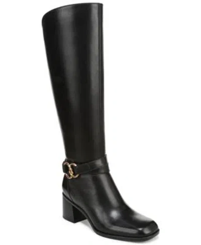 Naturalizer Womens Isabeau Knee High Tall Boots Regular Wide Calf In Black