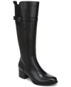 Naturalizer Womens Kenna Knee High Boots Regular Wide Calf Extra Wide Calf In Black