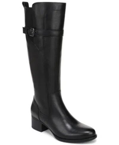 NATURALIZER WOMENS KENNA KNEE HIGH BOOTS REGULAR WIDE CALF EXTRA WIDE CALF