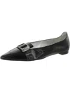 Naturalizer Womens Leather Pointed Toe Ballet Flats In Multi