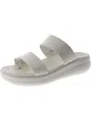 Naturalizer Genn-drift Platform Slide Sandal In White