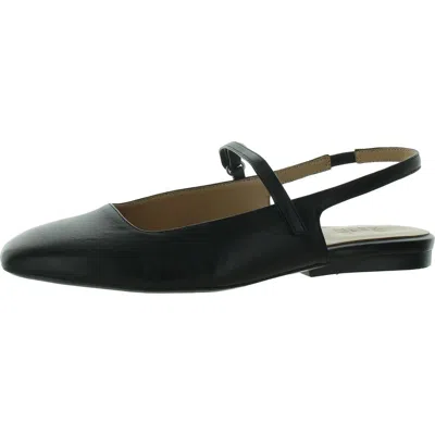 Naturalizer Womens Leather Slip On Slingbacks In Black