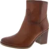 Naturalizer Womens Leather Zipper Booties In Multi