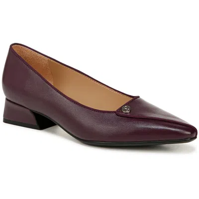 Naturalizer Womens Solid Man Made Block Heels In Brown