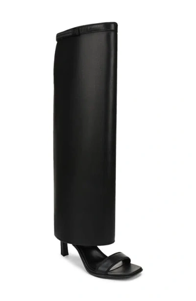 Naturalizer X June Ambrose Nova Shaft Sandal In Black