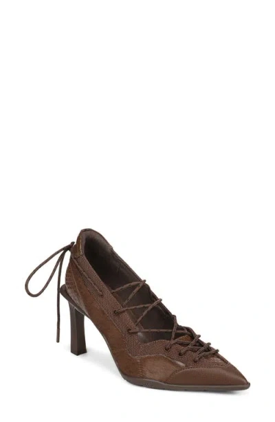 Naturalizer Zyra Pointed Toe Pump In Smoked Maple