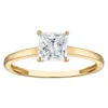 Naturalux 14k White Gold 1 Ct Lab Grown Diamond Solitaire Ring In Gold