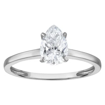 Naturalux 14k Yellow Gold 1 Ct Lab Grown Diamond Solitaire Ring In Metallic
