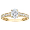 Naturalux 14k Yellow Gold 1.35 Cttw Lab Grown Diamond Ring In Gold
