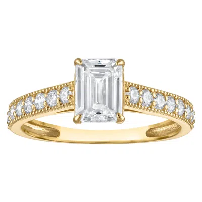 Naturalux 14k Yellow Gold 1.35 Cttw Lab Grown Diamond Ring