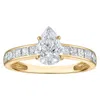 Naturalux 14k Yellow Gold 1.75 Cttw Lab Grown Diamond Ring In Gold