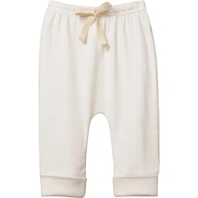 Nature Baby Pointelle Organic Cotton Pants In Neutral