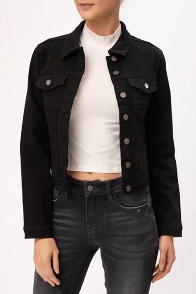 Nature Denim Denim Jacket In Black