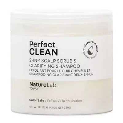 NATURELAB. TOKYO PERFECT CLEAN 2 I N 1 SCALP SCRUB & CLARIFYING SHAMPOO