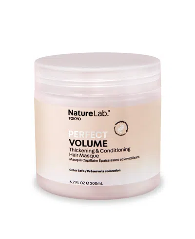 Naturelab. Tokyo Perfect Volume Thickening And Conditioning Hair Masque, 6.7 Oz. In Transparent