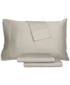 Naturelle 100% Tencel Lyocell 300 Thread Count Sateen 4-pc. Sheet Set, Full In Dove Grey