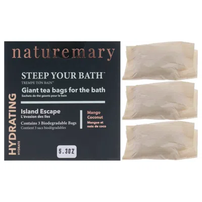 Naturemary Hydrating Steep Your Bath Island Escape - Mango Coconut By  For Unisex - 5.30 oz Bath Soak In Brown