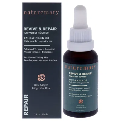 Naturemary Revive And Repair Face And Neck Oil - Rose Ginger By  For Unisex - 1 oz Oil In Multi