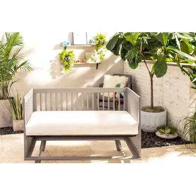 Naturepedic Classic Organic Cotton Lightweight 2-stage Crib Mattress In White