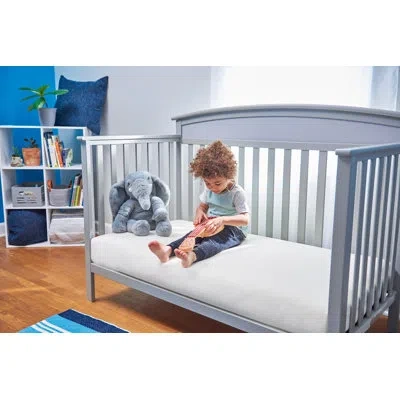 Naturepedic Organic Breathable Baby Crib Mattress 2-stage Innerspring In Beige
