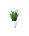 Nature's Elements Artificial Grass Fiber Pot, 48" In White