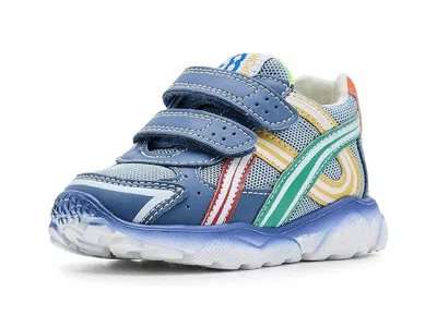Naturino Astrid Vl (toddler/little Kid) Boy's Shoes Azure : Eu 24 (us 7.5 Toddler) M, Faux Leather In Multi