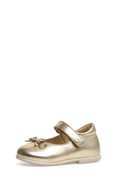 Naturino Kids'  Ballet Mary Jane Flat In Gold