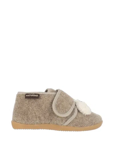 Naturino Kids' Bidaim Animal-patch Slippers In Neutral