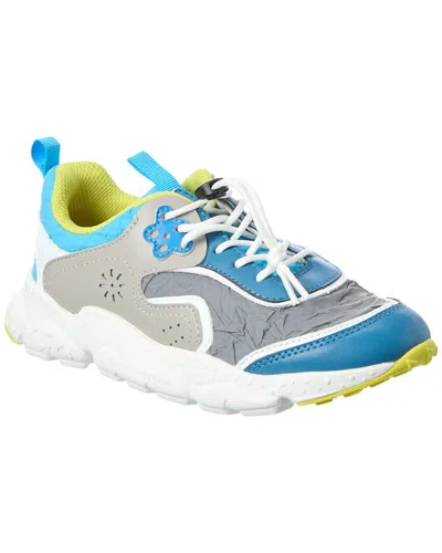 Naturino Kids' Doi Junior Leather & Nylon Sneaker In Multi