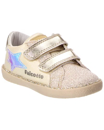 Naturino Falcotto Alnoite 2 Glitter & Nylon Sneaker In Animal Print