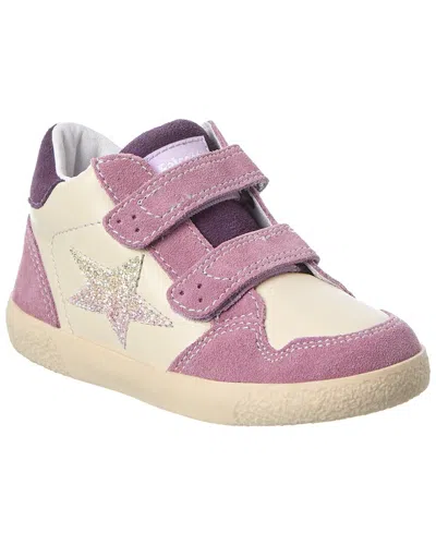 Naturino Falcotto Alnoite High 2 Suede Sneaker In Pink